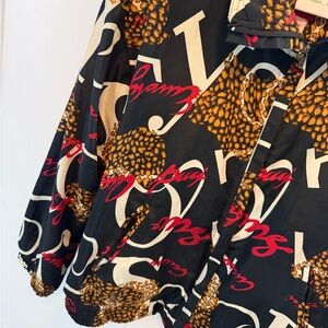 Vintage, scarf-print jacket, S (fits multiple sizes)